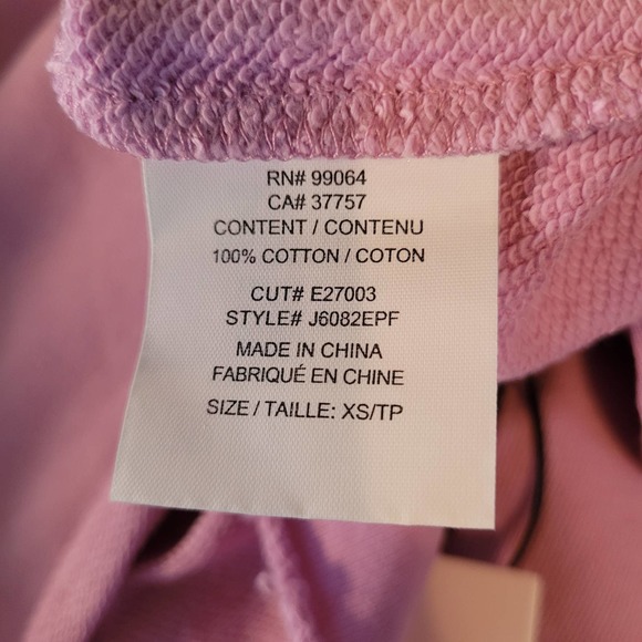 Element Women's NWT Crop Pullover Raw Hem Hoodie Size X-Small - Picture 9 of 11